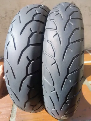 Par Pneus Moto 130/90-16 e 150/80-16 Pirelli Night Dragon Meia vida