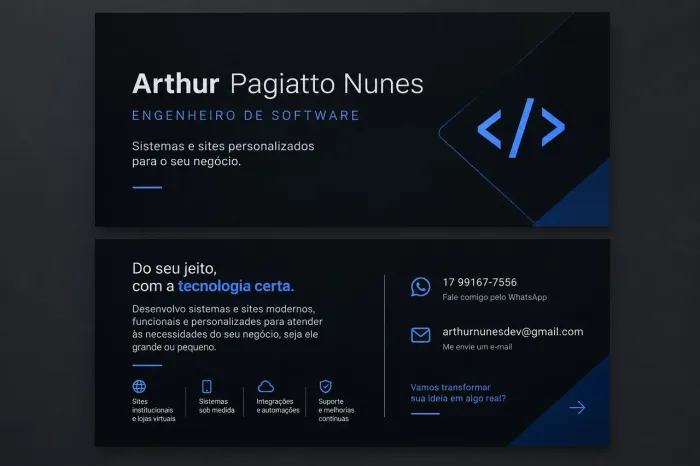 Site para o seu negócio