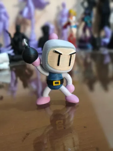 Action figure Bomberman - Impressão 3D