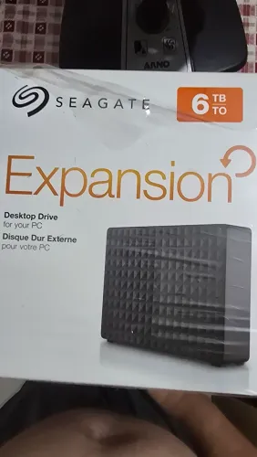 Hd Ext Port Seagate Expansion Desktop USB 3.0 6Tb preto