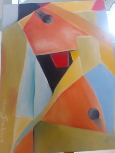 Vende-se quadro pintado a mao de acrilico!