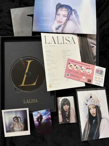 Lalisa Album Black [YG SELEC EDITION + POB] versão Pré-Venda 1º Impressão
