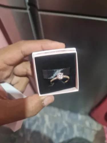 Anel de Noivado Pandora revestido em ouro