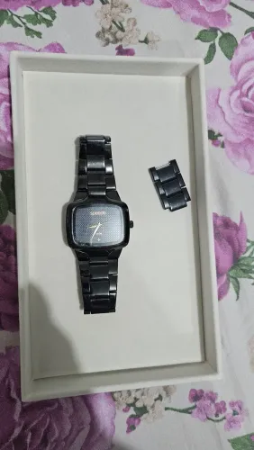 Relógio unissex esportivo Speedo preto analogico