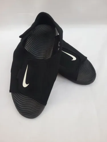Sandalia/papete nike sunray preta tamanho 35