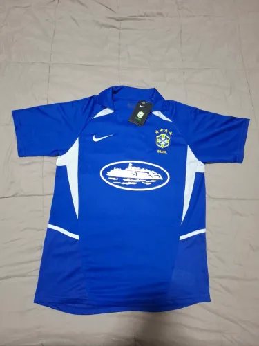 Camisa brasil nike x corteiz retro seleção brasileira