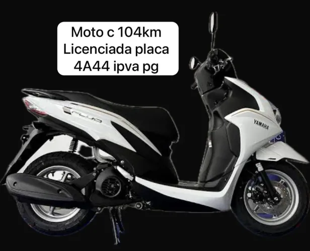 Fluo praticamente Okm 2026 c 104km , já documentada ipva pg , todos manuais e ch cópia 