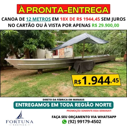 Canoa de 12 Metros