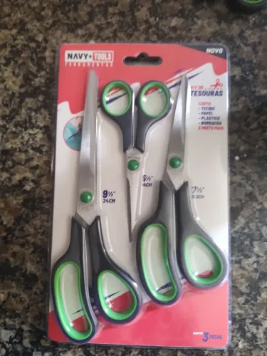 Cartela tesoura 3 pecas
