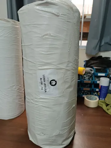 Lona plástica leitosa 4x100 branco 15 kilos
