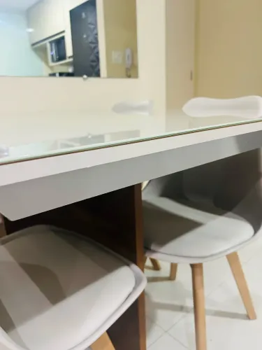 Mesa de Jantar 4 Lugares Off Withe