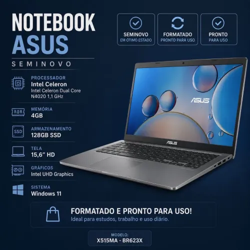 Notebook semi novo