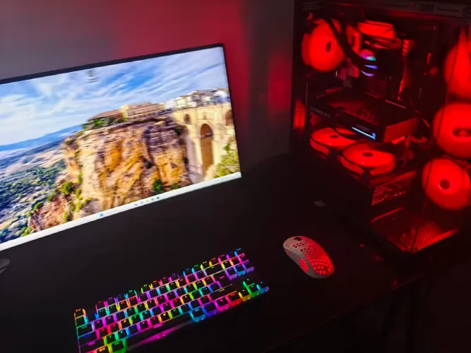 Pc gamer + rtx 5060 na garantia