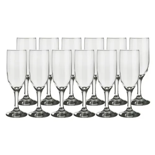 Conjunto de 12 Taças Nadir 195ml Gallant Champagne