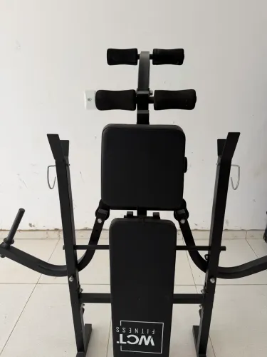 Banco de supino com crucifixo ajustavel mesa flexora e cadeira extensora wct fitness