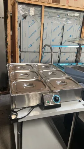 Buffet 6 cubas de bancada * Inox 