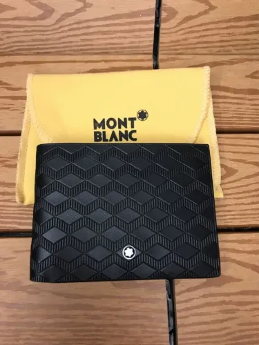 Carteira Montblanc Mb texturizada