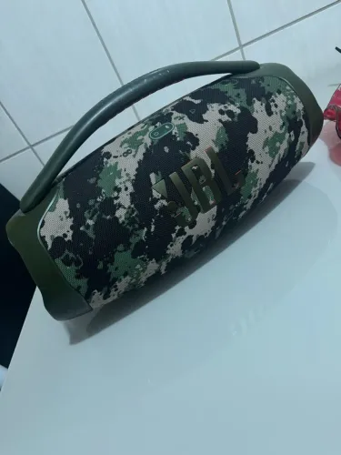 Caixa De Som Portátil JBL Boombox 3 Camuflada Bluetooth