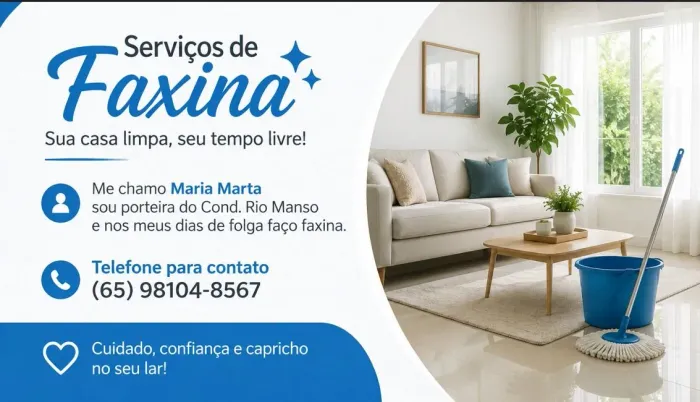 Faço diária de qualidade.