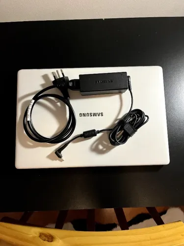 Notebook Samsung Branco Intel Windows 10 Completo + Carregador Original