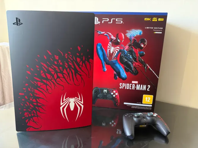 PS5 Edição Especial Homem Aranha
