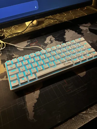 Teclado Mecânico Gamer Clanm Walker Snow V2