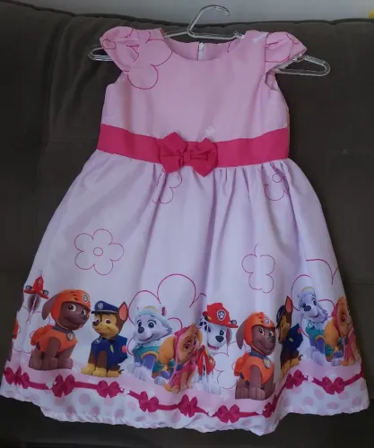 Vestido temático Patrulha Canina