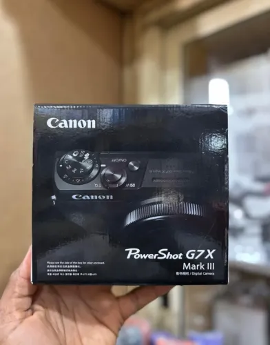 Câmera cânon avançada G7X Mark III Lacrada com NF 
