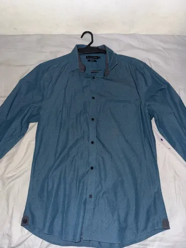 Camisa Social Azul Slim nunca usada