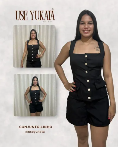 Conjunto linho aberto