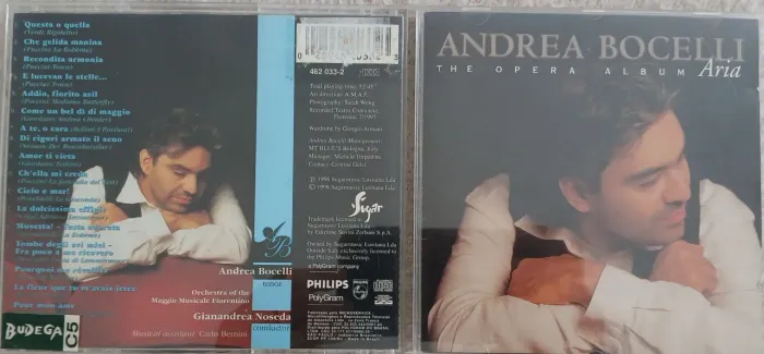 CD Andrea Bocelli Aria