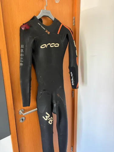 Roupa de borracha (Wetsuit) Triathlon Orca 3.8