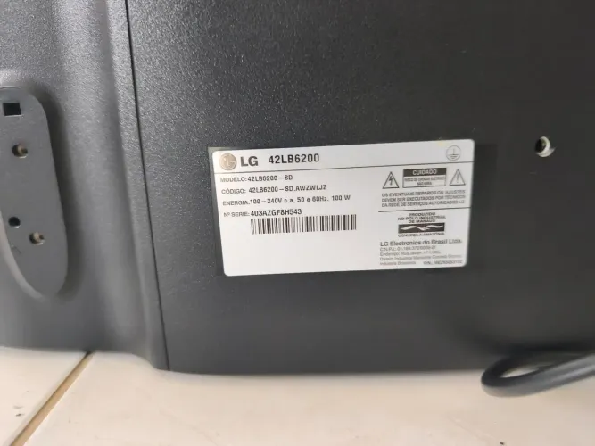 Televisão LG sem controle