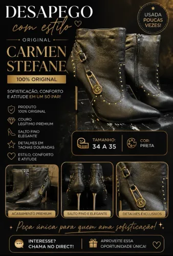 Bota original da Carmen steffens