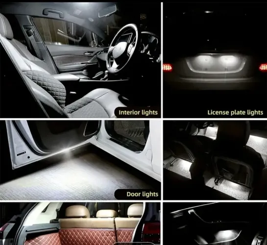 Luz led Interior Carro Lâmpada Magnética Frigobar Pick up Caçamba Roupeiro