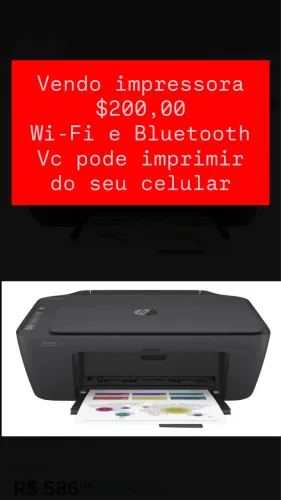 Impressora Hp deskjet ink advantage 2700