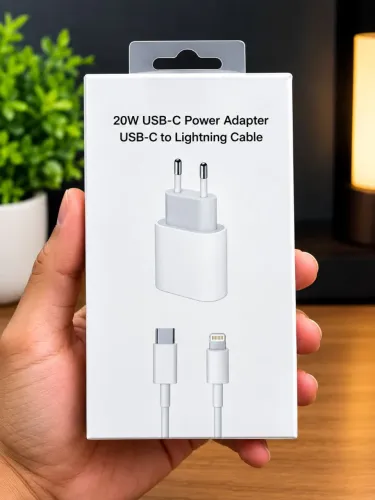 ?Carregador Turbo iPhone 20W Completo (Fonte + Cabo) Novo Lacrado<br>