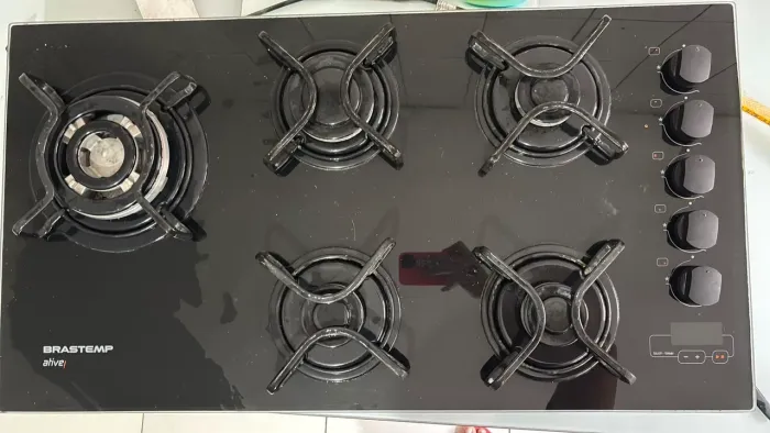 Cooktop Brastemp 5 Bocas a Gás