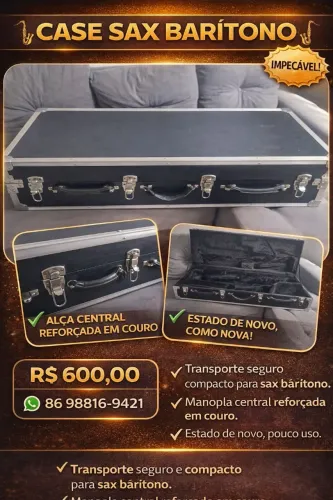 Estojo Case Sax Barítono