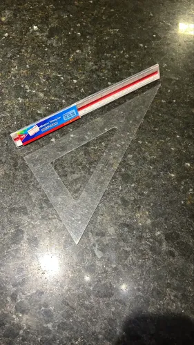 Escalimetro e esquadro de 45º