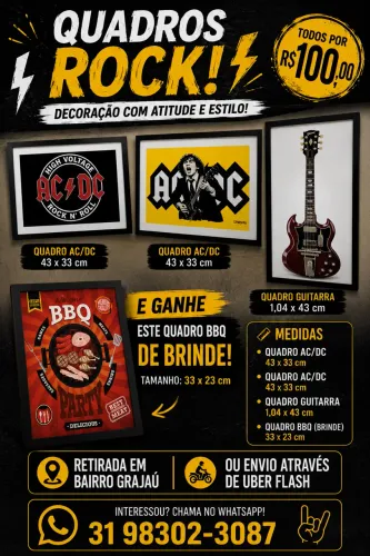 QUADROS DE ROCK