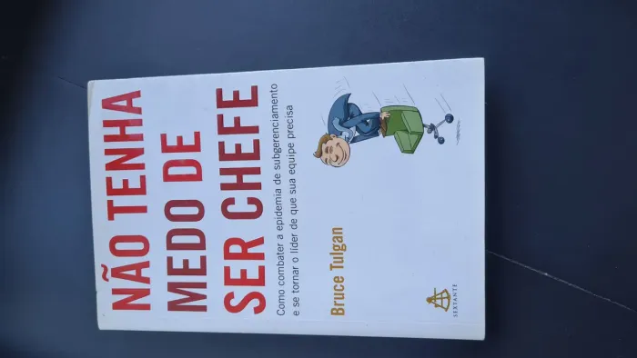 Livro sobre liderança, livro não tenha medo de ser chefe bruce tulgan.usado