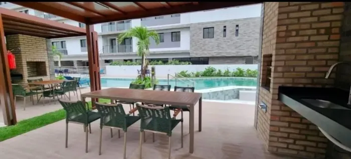 Flat com 1 dormitório à venda, 36 m² por R$ 400.000,00 - Ponta de Campina - Cabedelo/PB