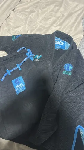 Kimono Brazilian Combat,Preto,Tamanho A0