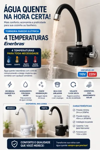 Torneira Elétrica Enerbras