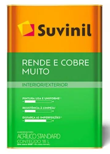 Tinha Suvinil 18L branco - gelo e neve 