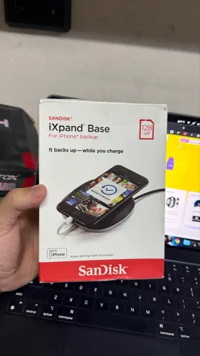 SanDisk iXpand Base 128GB - Backup Automático para iPhone