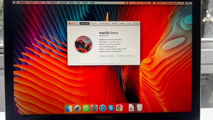 MacBook Pro 15 intel 2011