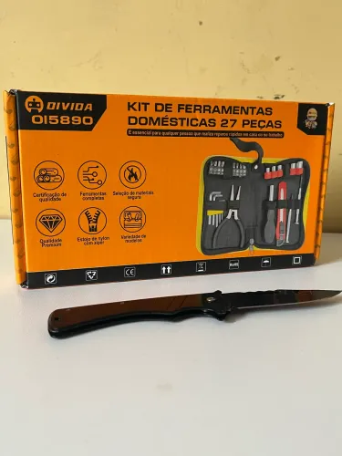 Kit Ferramentas Domésticas 27 pçs (Última Unidade)