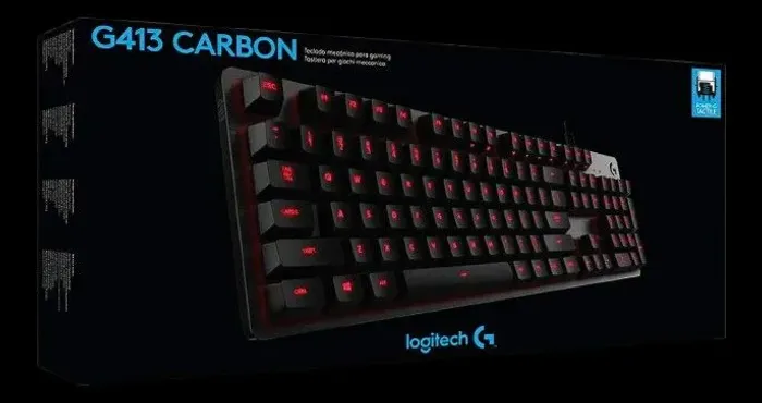 TECLADO G413 CARBON MECÂNICO